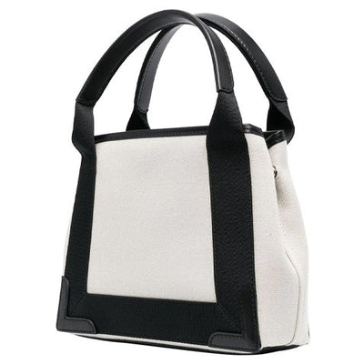 Balenciaga Navy Cabas Tote Bag Xs Light Beige Black