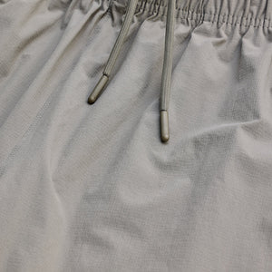 Light Grey Relaxed Fit Parachute Pants