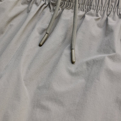 Light Grey Relaxed Fit Parachute Pants