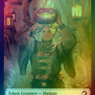 Bird Token (03) // Human Token (01) [Innistrad: Midnight Hunt: Tokens] [Foil]