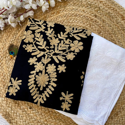 Luckhnowi Chikankari Kurti Palazzo set