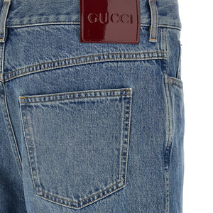 Gucci Délavé Effect Denim Jeans