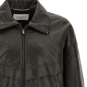 Saint Laurent Bubble Leather Jacket