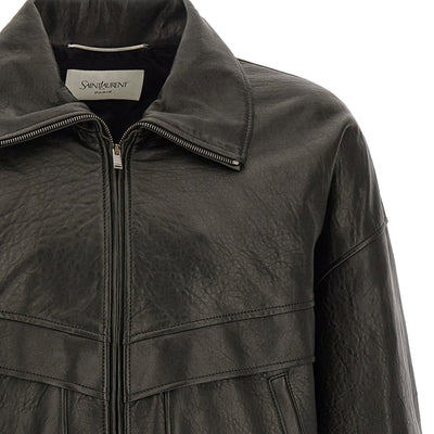 Saint Laurent Bubble Leather Jacket