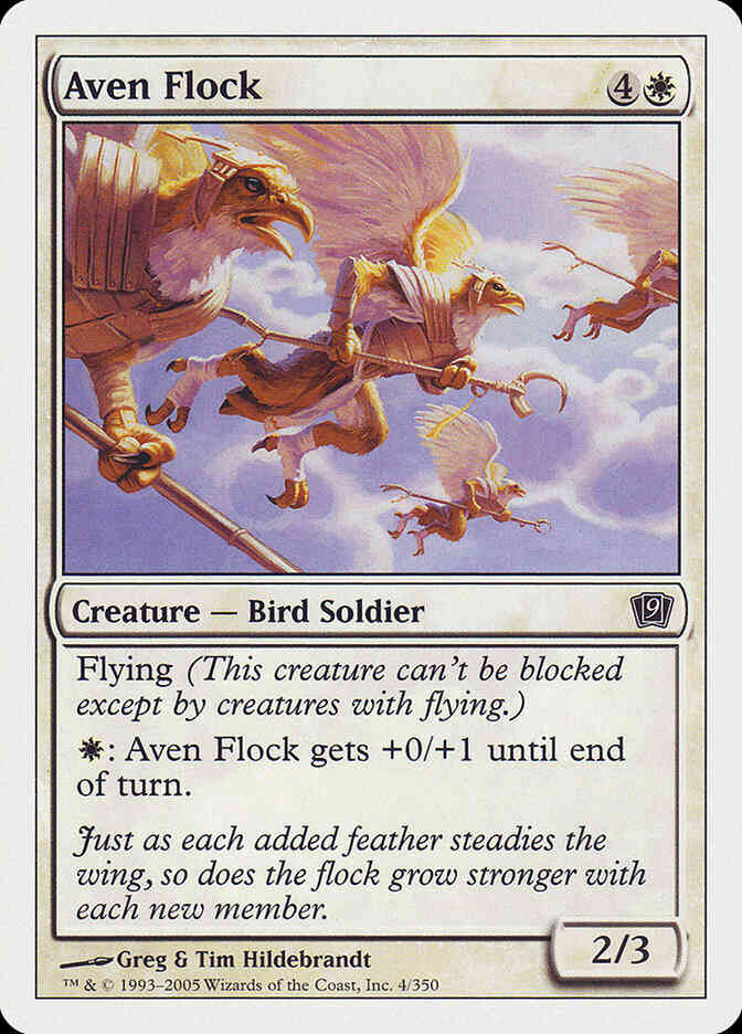 Aven Flock [4] [Ninth Edition] [Non-Foil]
