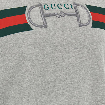 Gucci Web Ribbon And Horsebit Sweatshirt