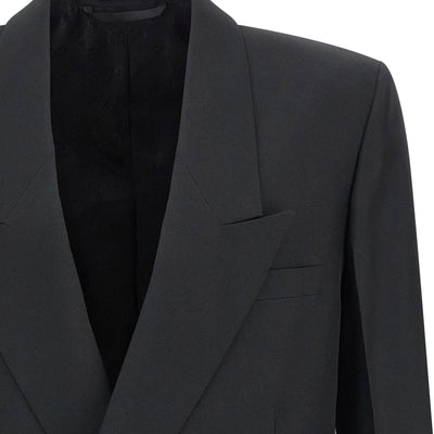 Gucci Double-breasted Technical Panama Blazer