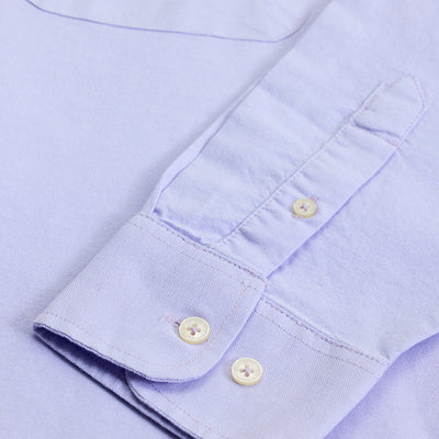 Light Blue Button Down Regular Fit Shirt