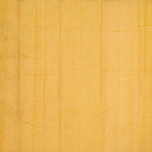 Mustard Bengal Cotton Saree With Dotted Stripes