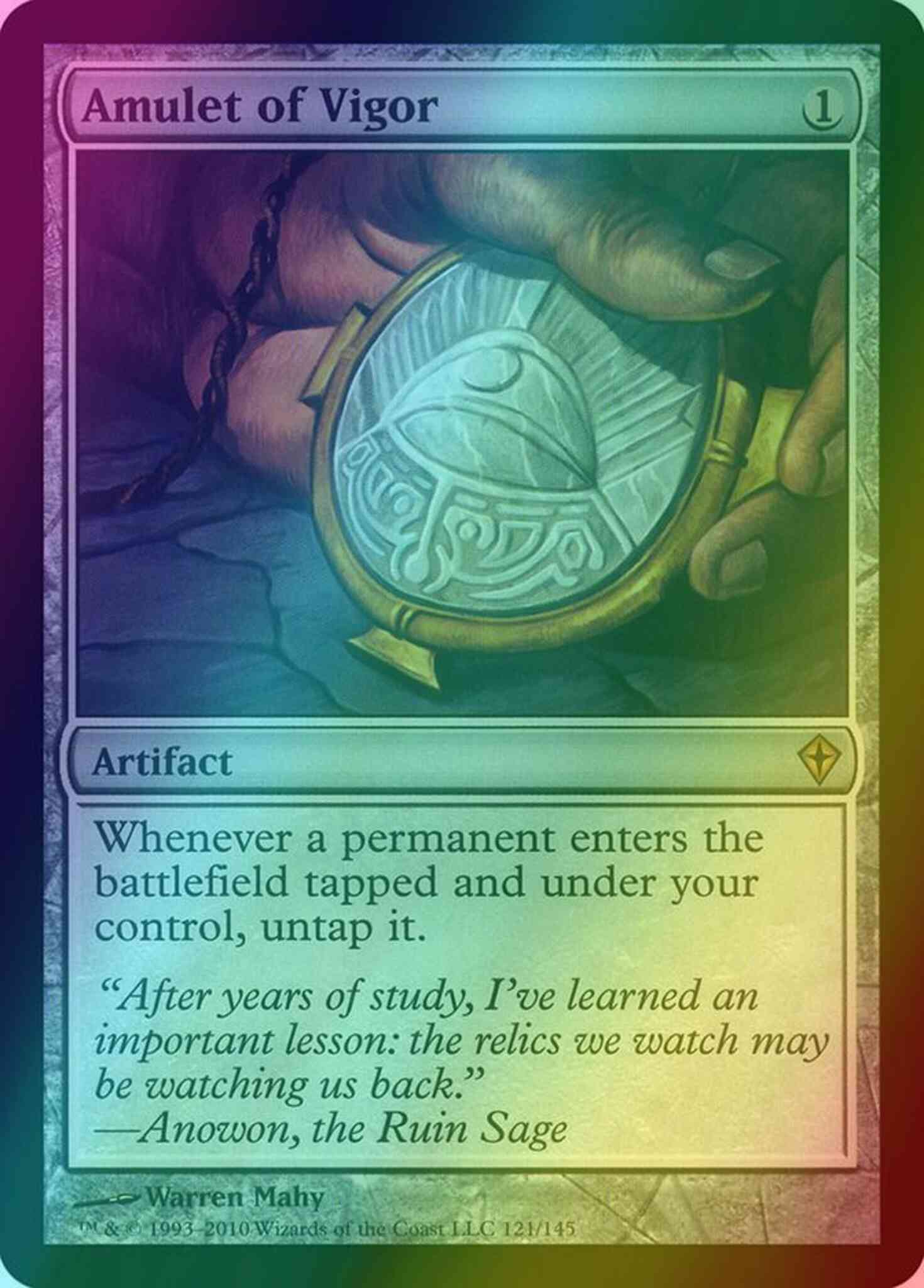 Amulet of Vigor [121] [Worldwake] [Foil]