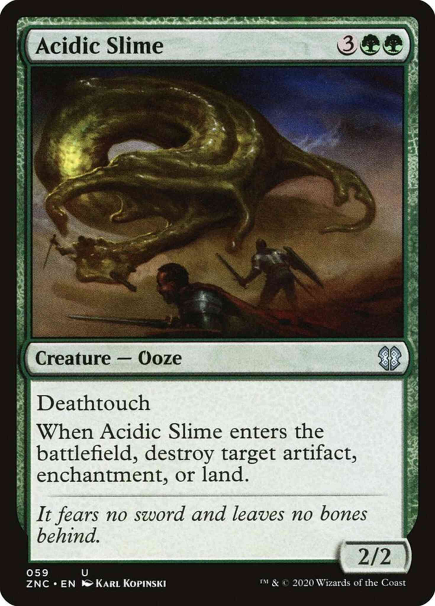 Acidic Slime [59] [Zendikar Rising Commander] [Non-Foil]