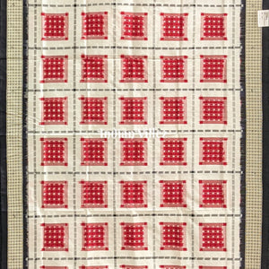 White Red Ashwin Theme Pure Sambalpuri Silk Dupatta