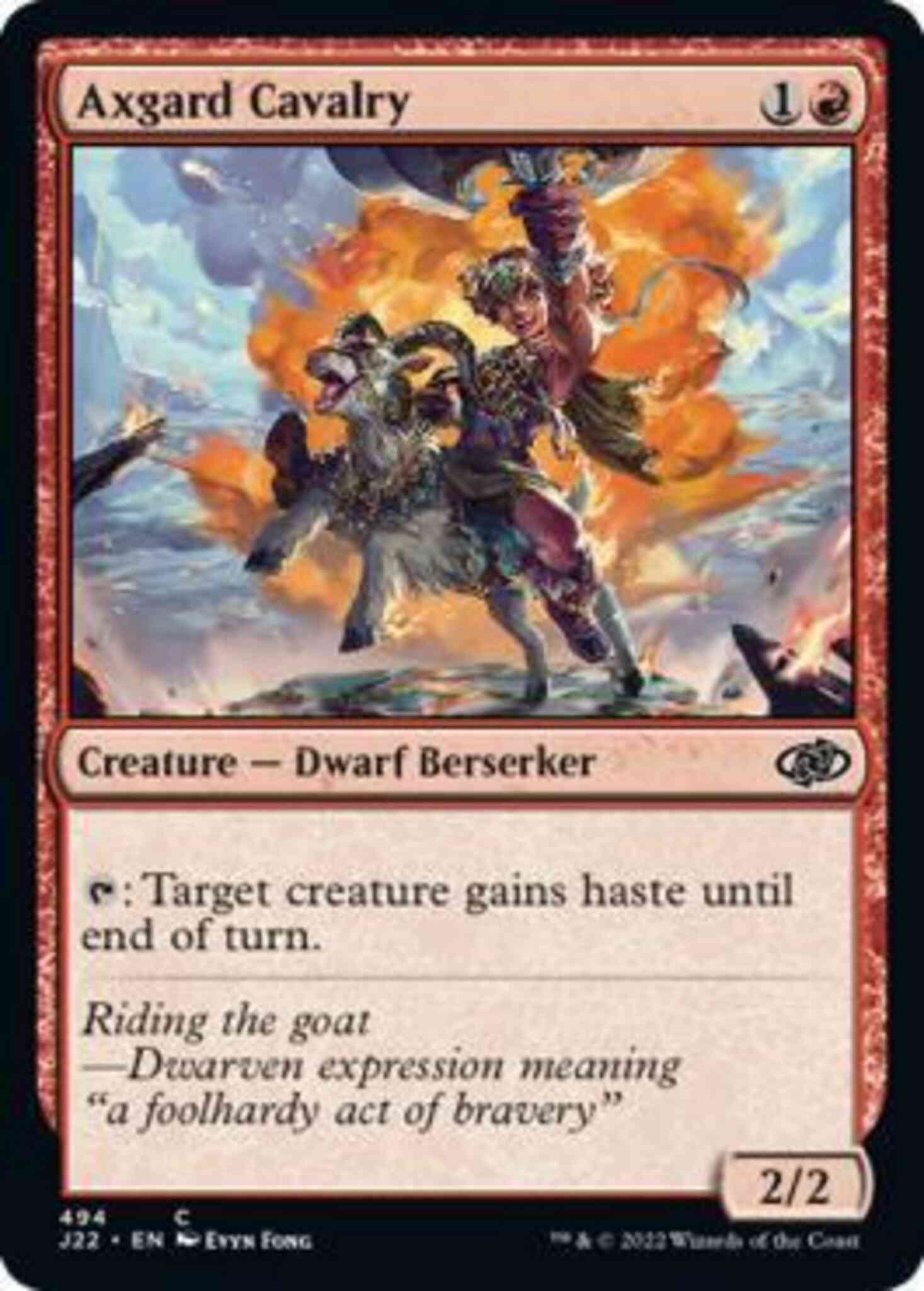 Axgard Cavalry [494] [Jumpstart 2022] [Non-Foil]