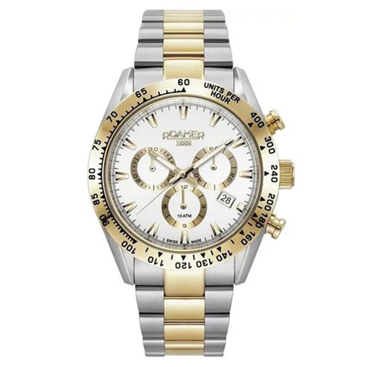 Monza White Dial