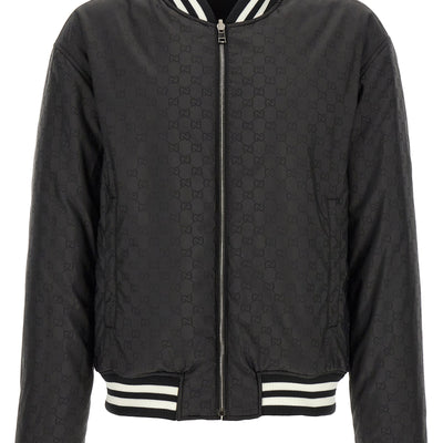 Gucci Gg Reversible Bomber Jacket