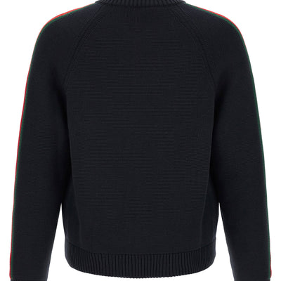 Gucci Web Ribbon Knitted Jacket