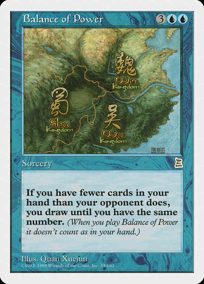 Balance of Power - Japanese [34] [Japanese Portal Three Kingdoms] [Non-Foil]