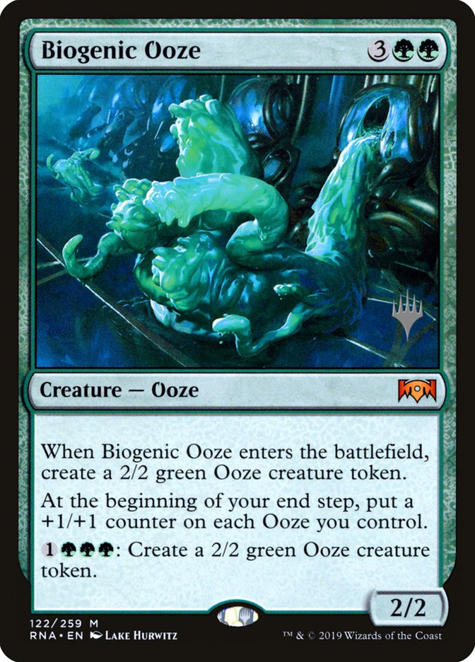 Biogenic Ooze [Promo Pack] [122p] [Ravnica Allegiance Promos] [Non-Foil]