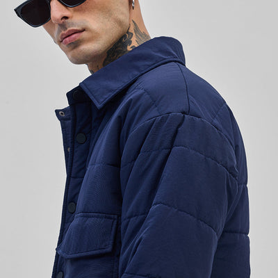 Navy Double Pocket Jacket