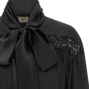 Saint Laurent Lace Silk Shirt