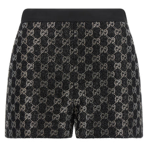 Gucci Gg Lamé Tweed Shorts