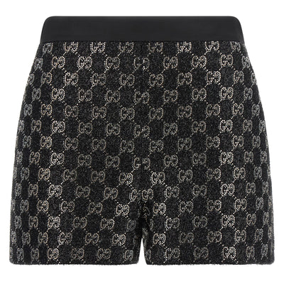 Gucci Gg Lamé Tweed Shorts