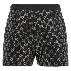 Gucci Gg Lamé Tweed Shorts