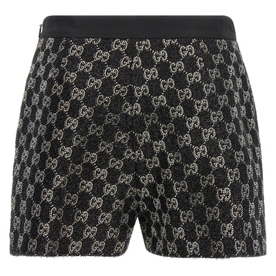 Gucci Gg Lamé Tweed Shorts