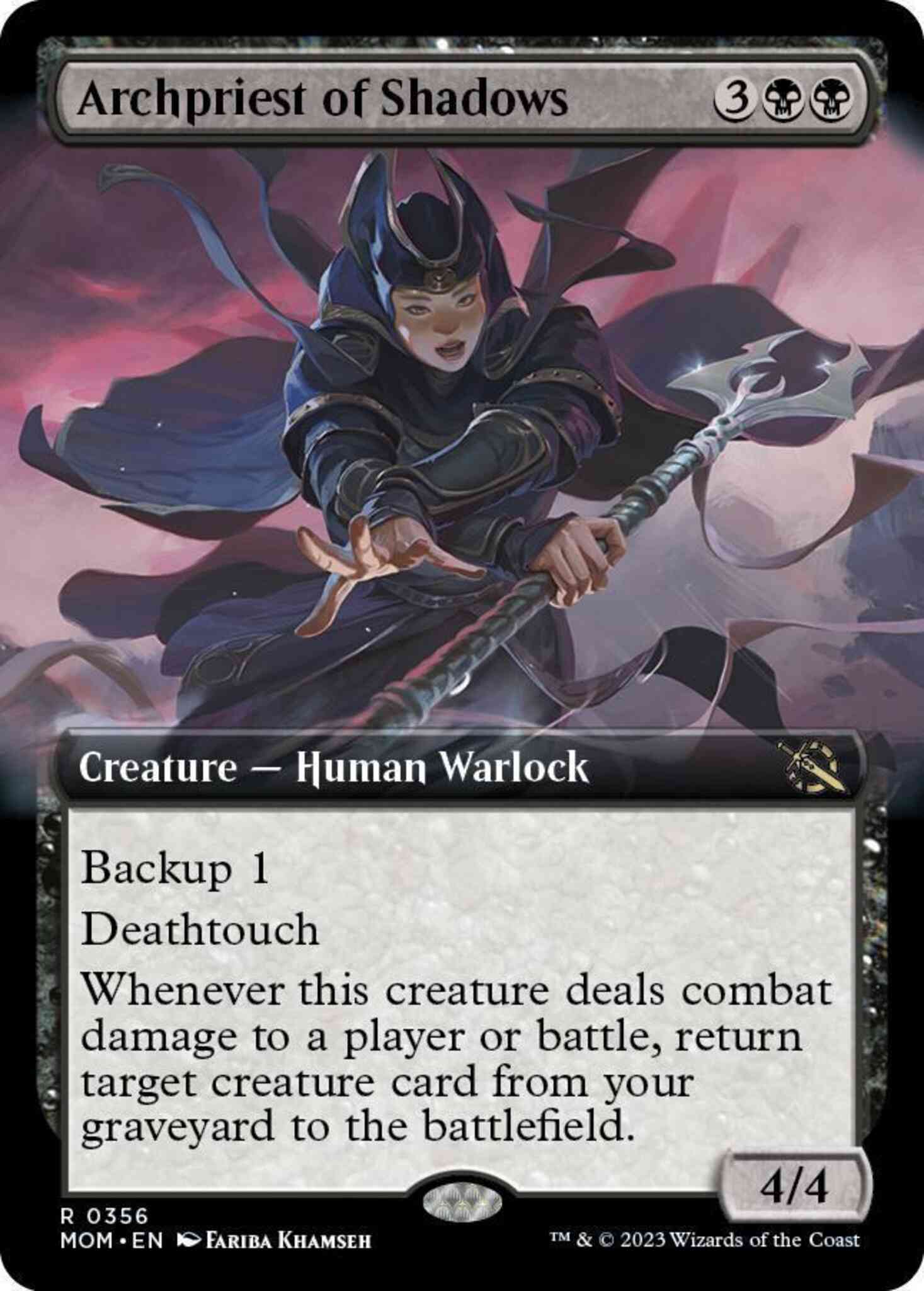 Archpriest of Shadows [356] [Extended Art] [March of the Machine] [Non-Foil]