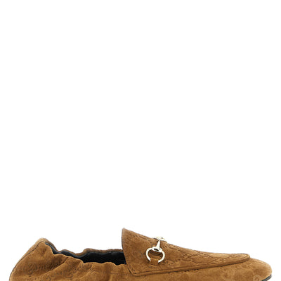 Gucci Gg Suede Loafers