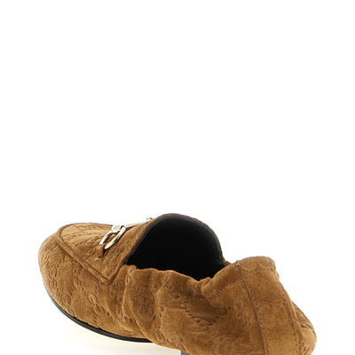 Gucci Gg Suede Loafers