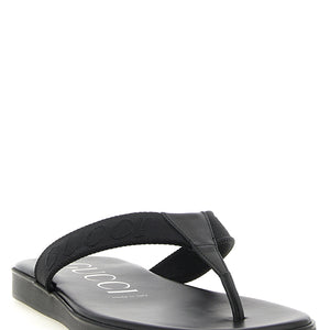 Gucci Jacquard Thong Sandals