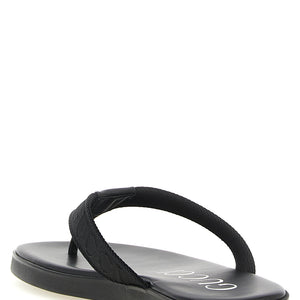 Gucci Jacquard Thong Sandals