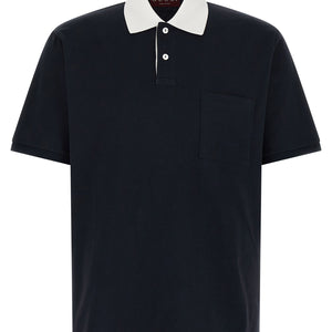 Gucci Contrast Collar Polo Shirt