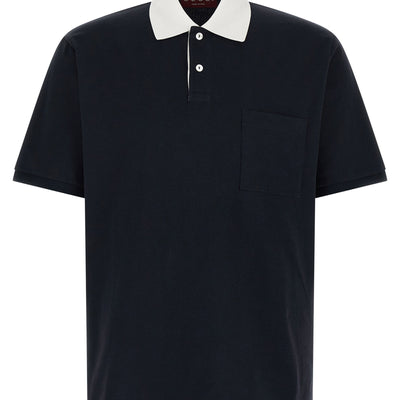 Gucci Contrast Collar Polo Shirt