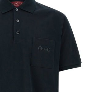 Gucci Morsetto Embroidery Polo Shirt