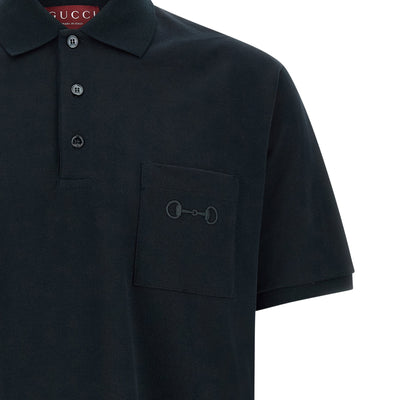 Gucci Morsetto Embroidery Polo Shirt