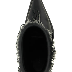 Balenciaga Avenue Fringe Ankle Boots
