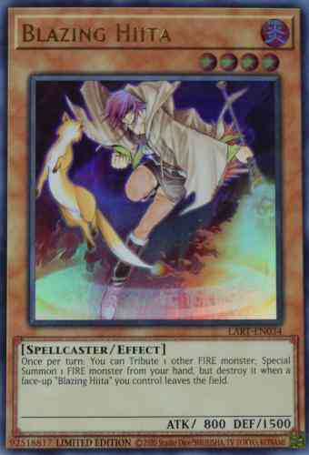 Blazing Hiita - LART-EN034 - Ultra Rare - Limited