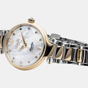 Dreamline Diamond Women Quartz White Dial Analog Stainless Steel Watch 857847 47 29 50