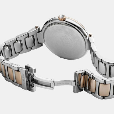 Dreamline Moonphase Women Quartz Rose Gold Dial Analog Stainless Steel Watch 858801 49 38 50