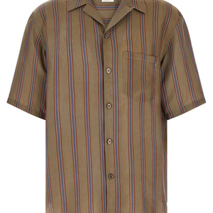 Saint Laurent Cassandre Striped Shirt