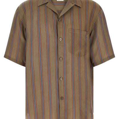 Saint Laurent Cassandre Striped Shirt