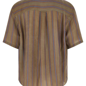 Saint Laurent Cassandre Striped Shirt