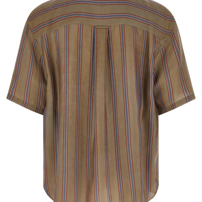 Saint Laurent Cassandre Striped Shirt