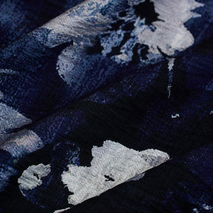 Navy Textured Abstract Shirt