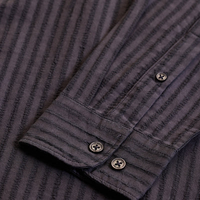 Grey Stripes Slim Fit Shirt