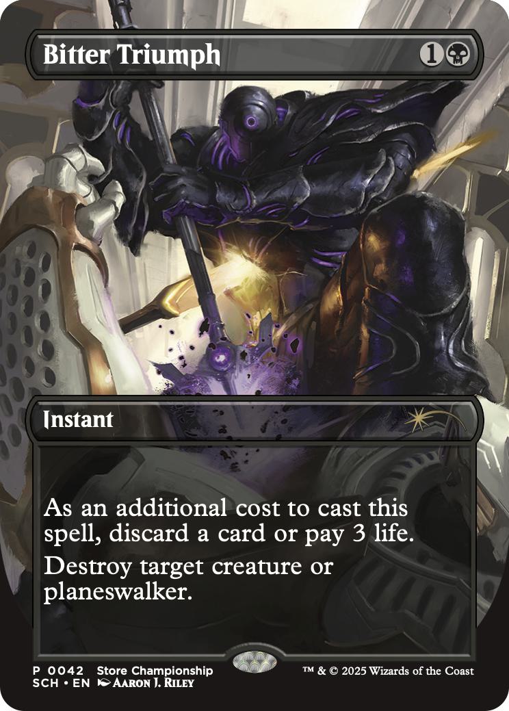 Bitter Triumph [42] [Borderless] [Store Championships] [Non-Foil]
