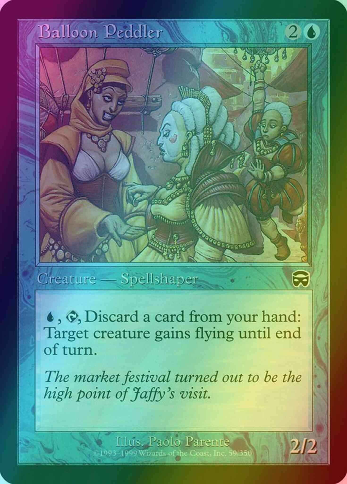Balloon Peddler [59] [Mercadian Masques] [Foil]