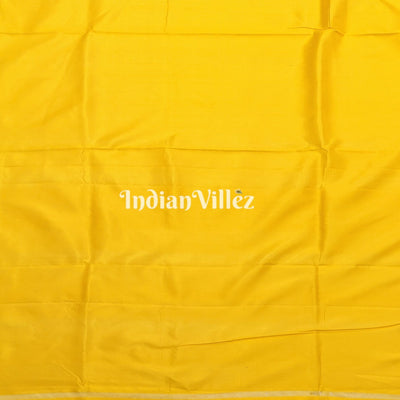 Green Banarasi Katan Silk Saree Inspired by Big Ben, London & United States Capitol, Washington DC